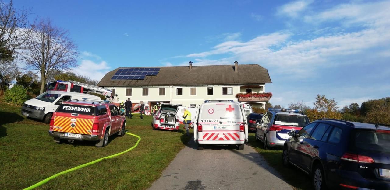 Heute.at - Gasunfall bei Artstetten: Mann tot, mehrere Verletzte