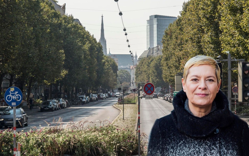 Die Leopoldstädter Bezirkschefin Uschi Lichtenegger (Grüne) will die Praterstraße wieder zum Boulevard machen. 
