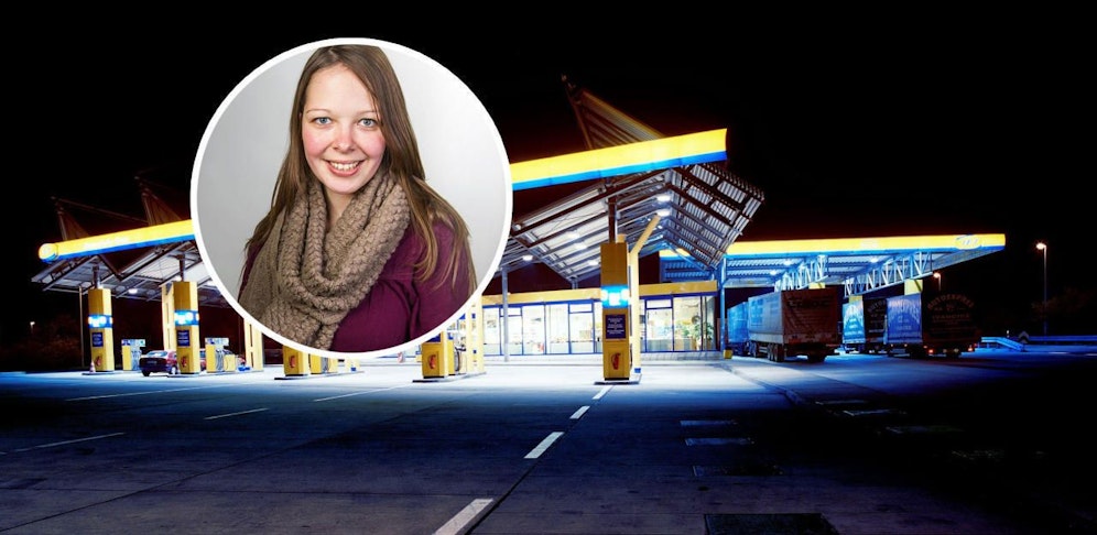 Auf einer Raststätte wurde Sophia zuletzt gesehen.