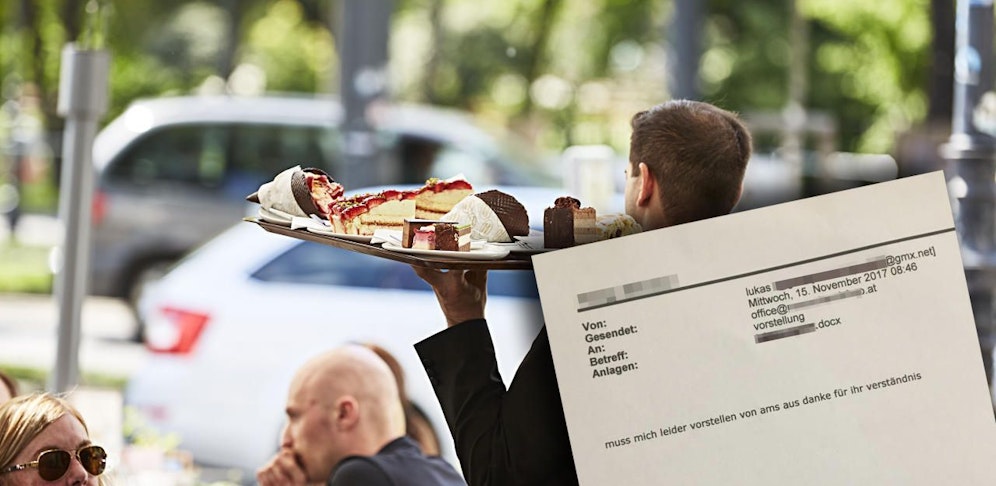 Mit dieser Bewerbung kam der junge Mann nicht in die nächste Runde.