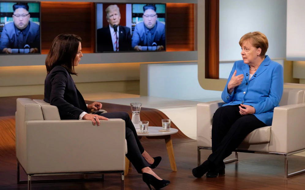 Kämpferisch gab sich Bundeskanzlerin Angela Merkel in der Talkshow "Anne Will" und attackierte die USA.