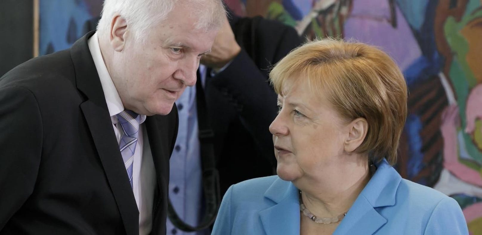 Bundeskanzlerin Angela Merkel (CDU) und Bundesinnenminister Horst Seehofer (CSU).