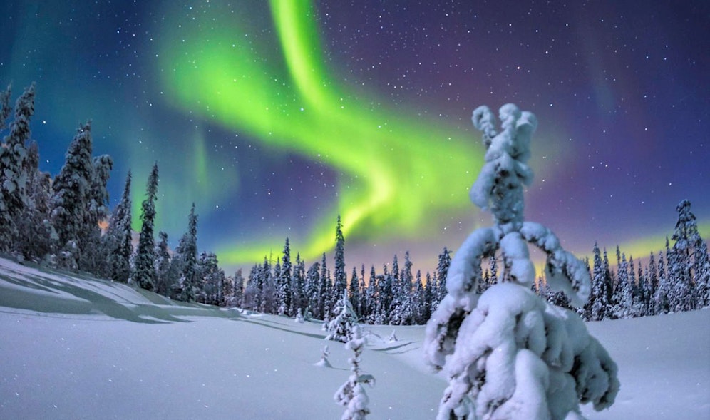 In Levi können die Nordlichter bewundert werden.