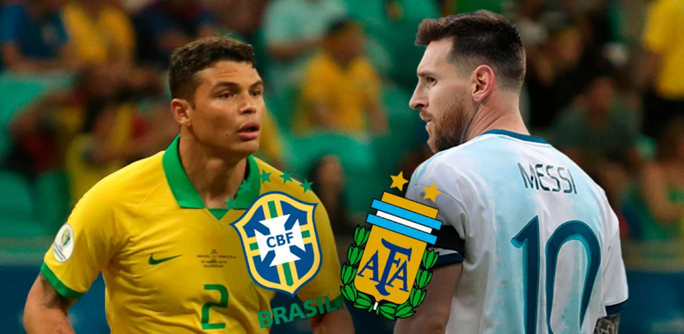 Thiago Silva gegen Lionel Messi
