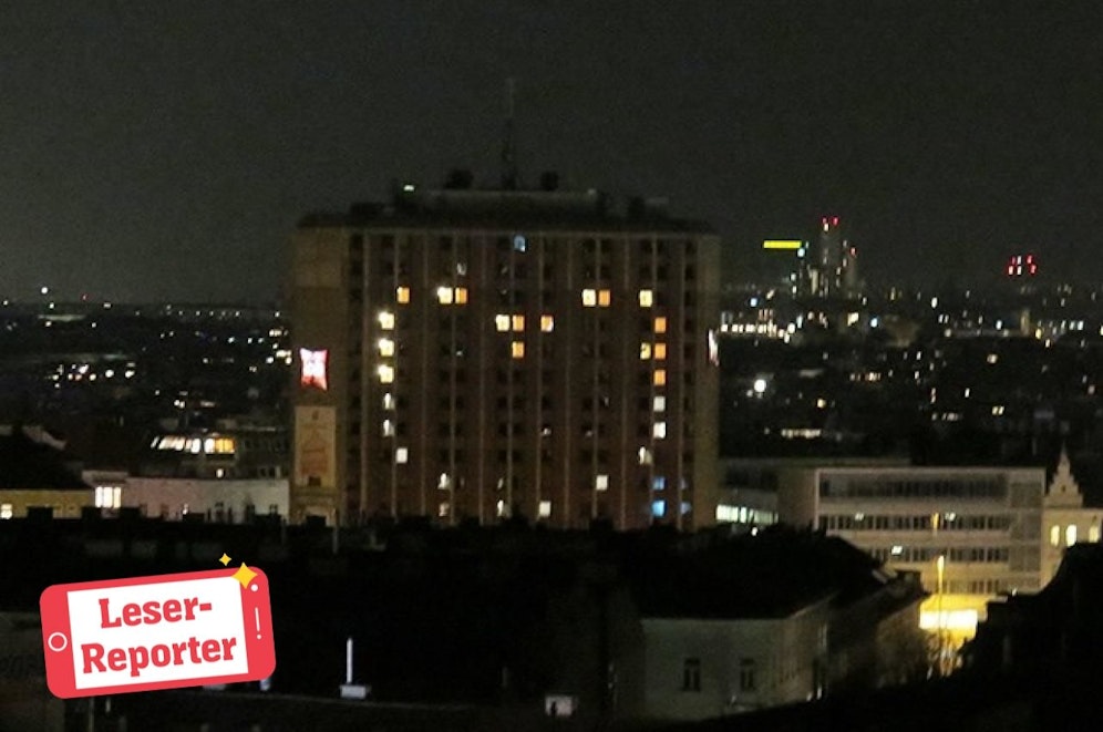 Herzige Botschaft am Wiener Gürtel 