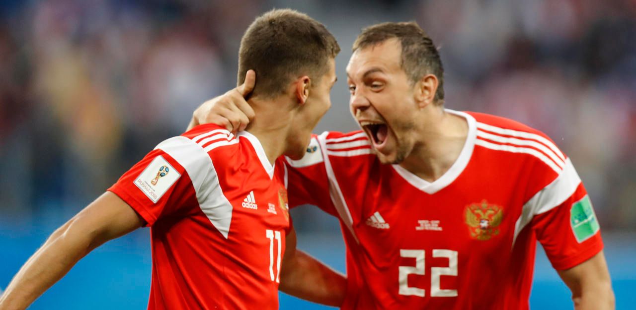 Heute.at - 3:1 über Ägypten! Russen mit einem Bein weiter