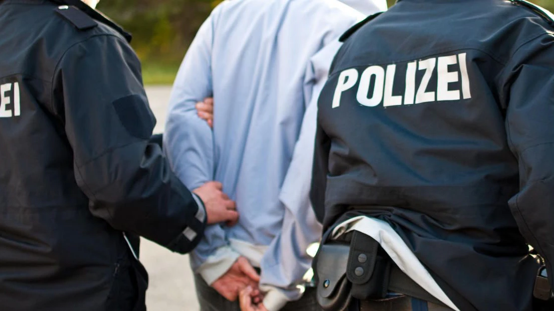 Symbolfoto einer Festnahme.