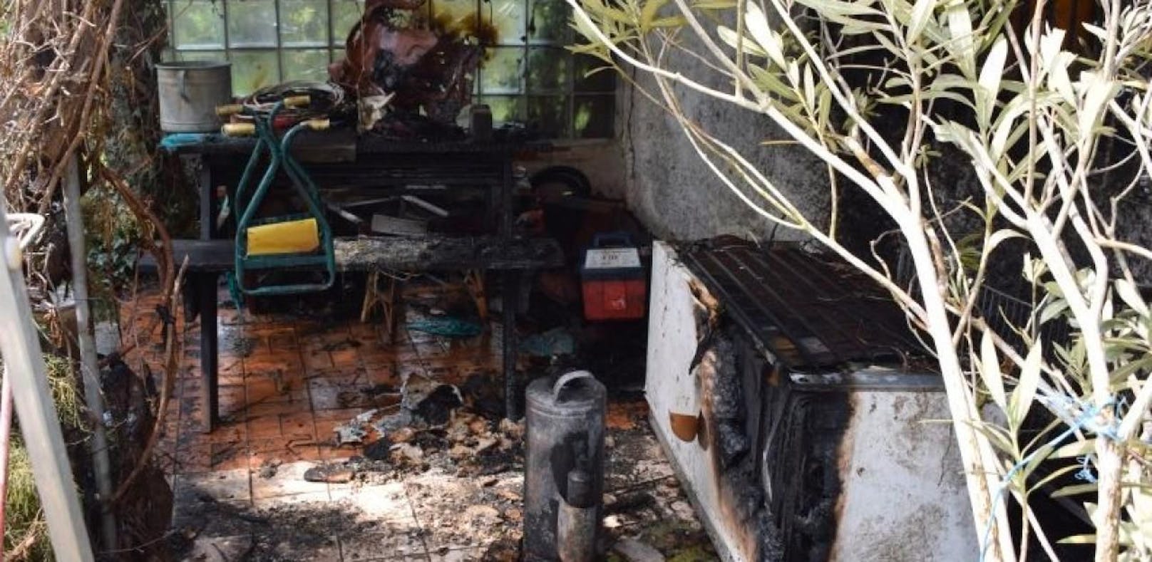 Besitzer wollte Haus selbst vor Flammen retten