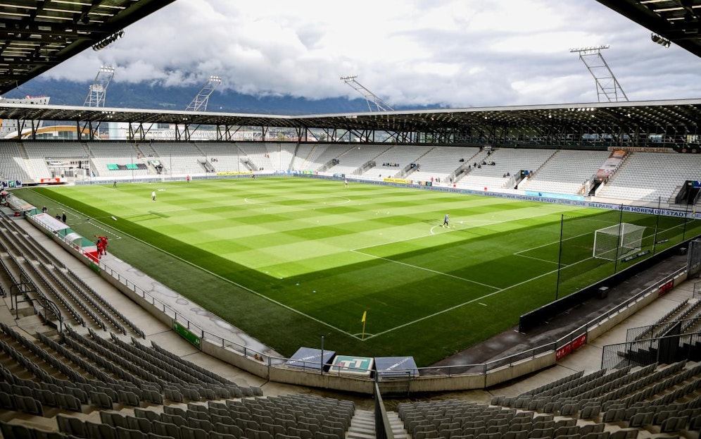 Das Tivoli-Stadion von Innsbruck. 