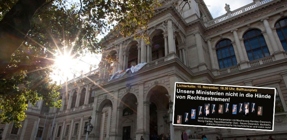 Uni Wien Mitarbeiterin schickt Mail für "Lichterkette"-Demo aus. FPÖ sieht sich angegriffen.