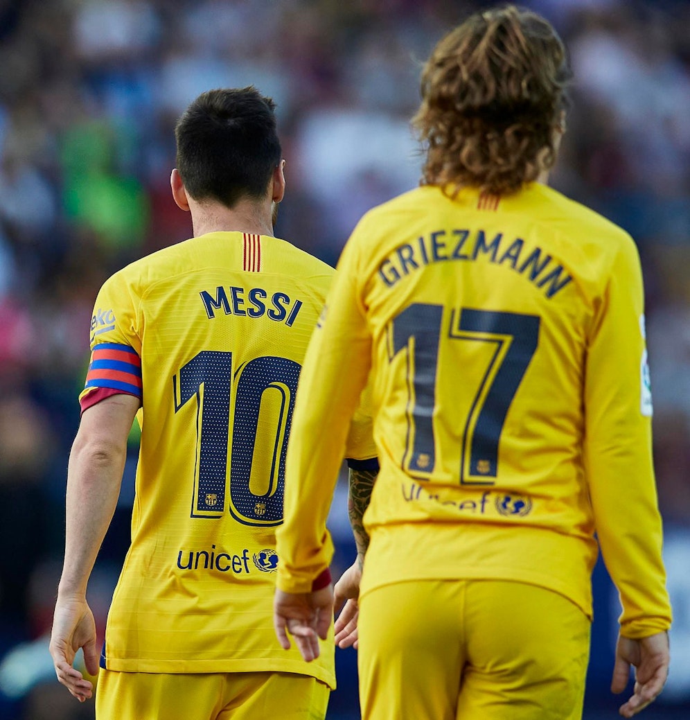 Pleite für Lionel Messi und Antoine Griezmann.