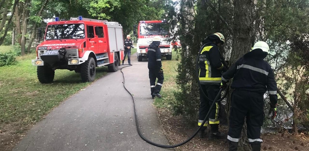 Die Florianis konnte auch dieses Mal löschen.