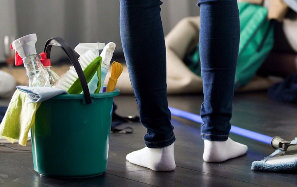 Chaos in einer Wohnung. Symbolfoto