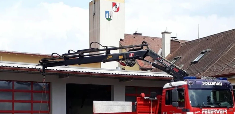 Einbruch bei der FF Sollenau, die Ermittlungen der Polizei laufen.
