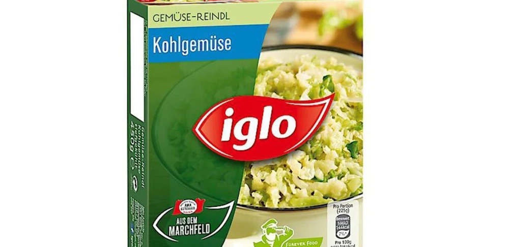 Plastik könnte in der 450 Gramm-Packung Kohlgemüse von Iglo enthalten sein.