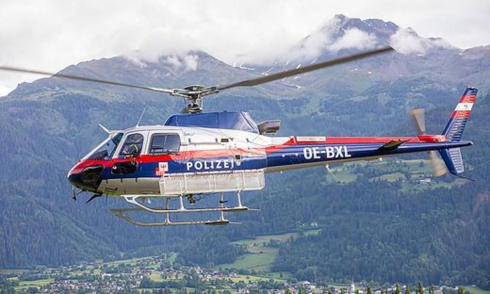 Die Polizei suchte auch mit einem Hubschrauber nach dem 16-jährigen Osttiroler.