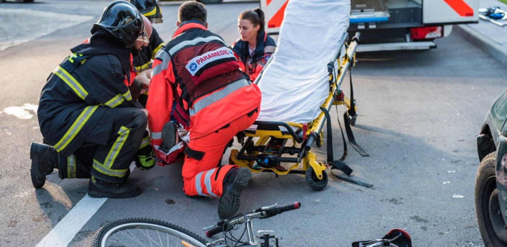 In Mödling wurde ein Radler bei einem Unfall schwer verletzt. Ihm wurde eine Teilschuld zugesprochen (Symbolfoto)