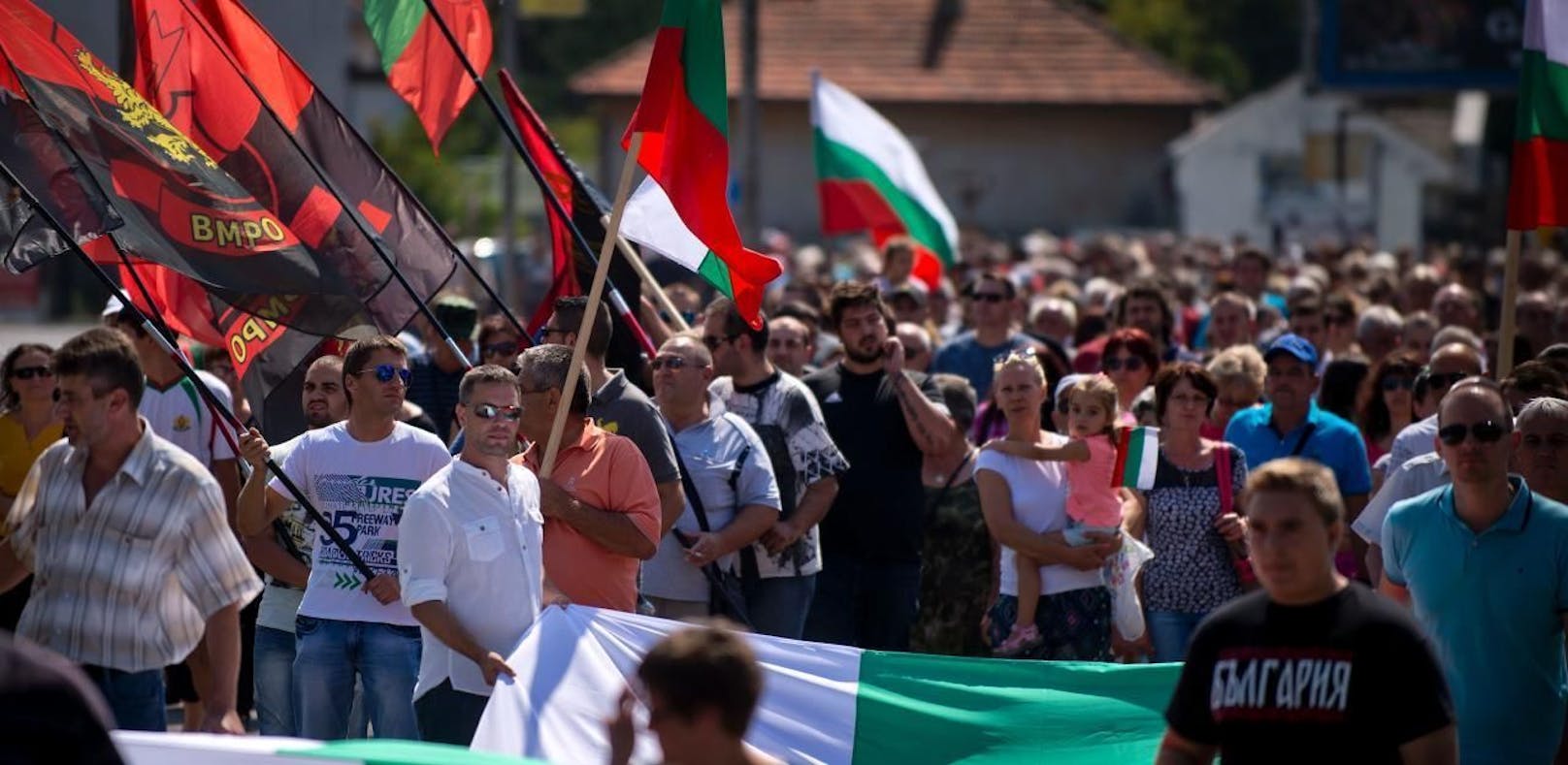 In Bulgarien kommt es regelmäßig zu Demonstrationen gegen die derzeitige Flüchtlingspolitik.