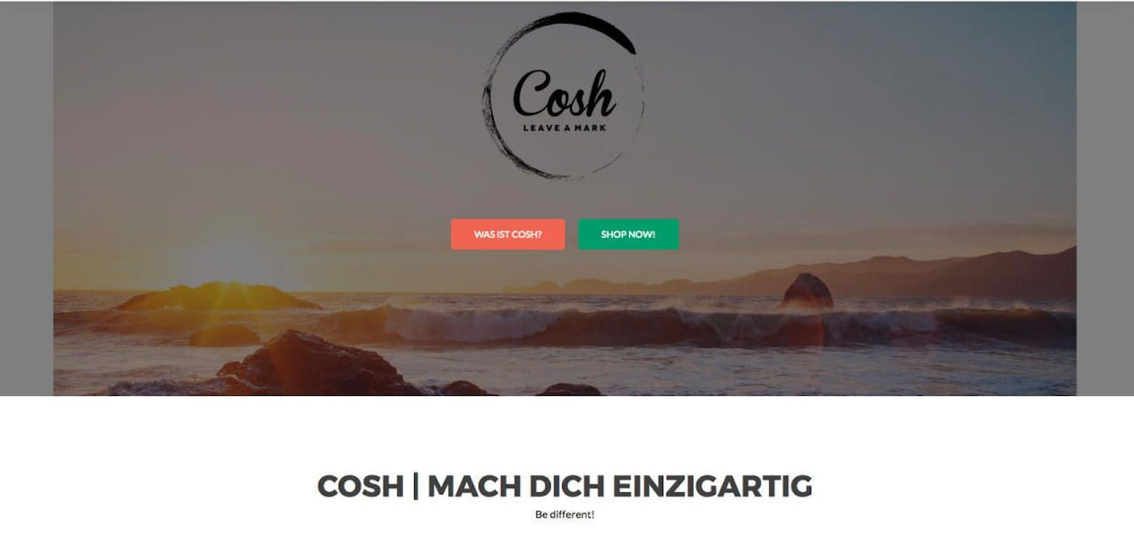 Cosh - Leave a mark
