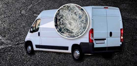Mehr als sieben Mal wurde in Linz auf einen Firmen Lieferwagen geschossen. (Symbolbild)