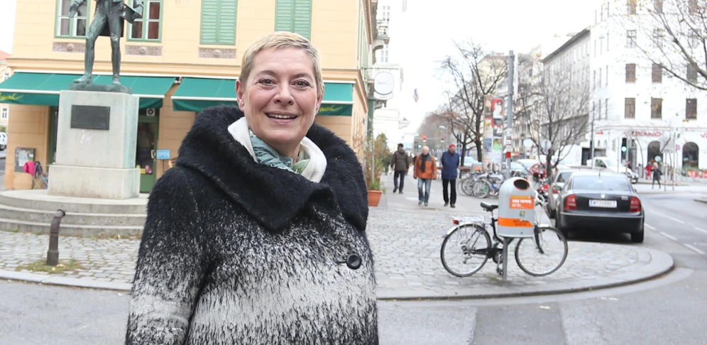 Uschi Lichtenegger, Bezirksvorsteherin der Leopoldstadt (Grüne)