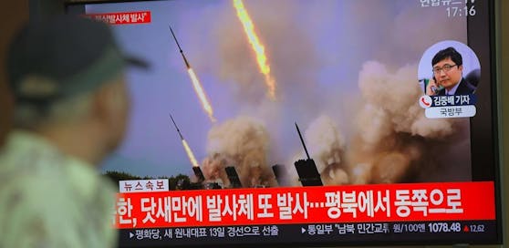 Aus dem Archiv: Nordkoreas Raketentest im Fernsehen.