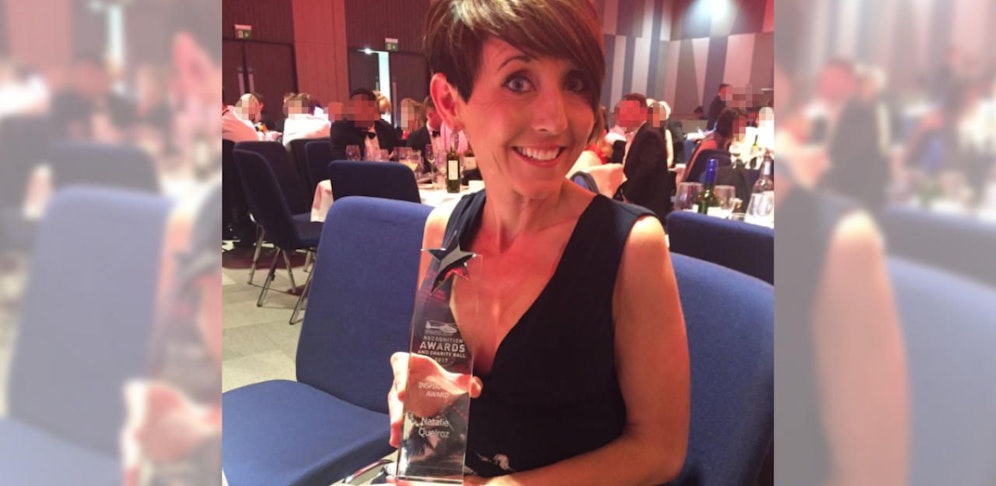 Wieder glücklich: Natalie Queiroz setzt sich für wohltätige Zwecke ein.