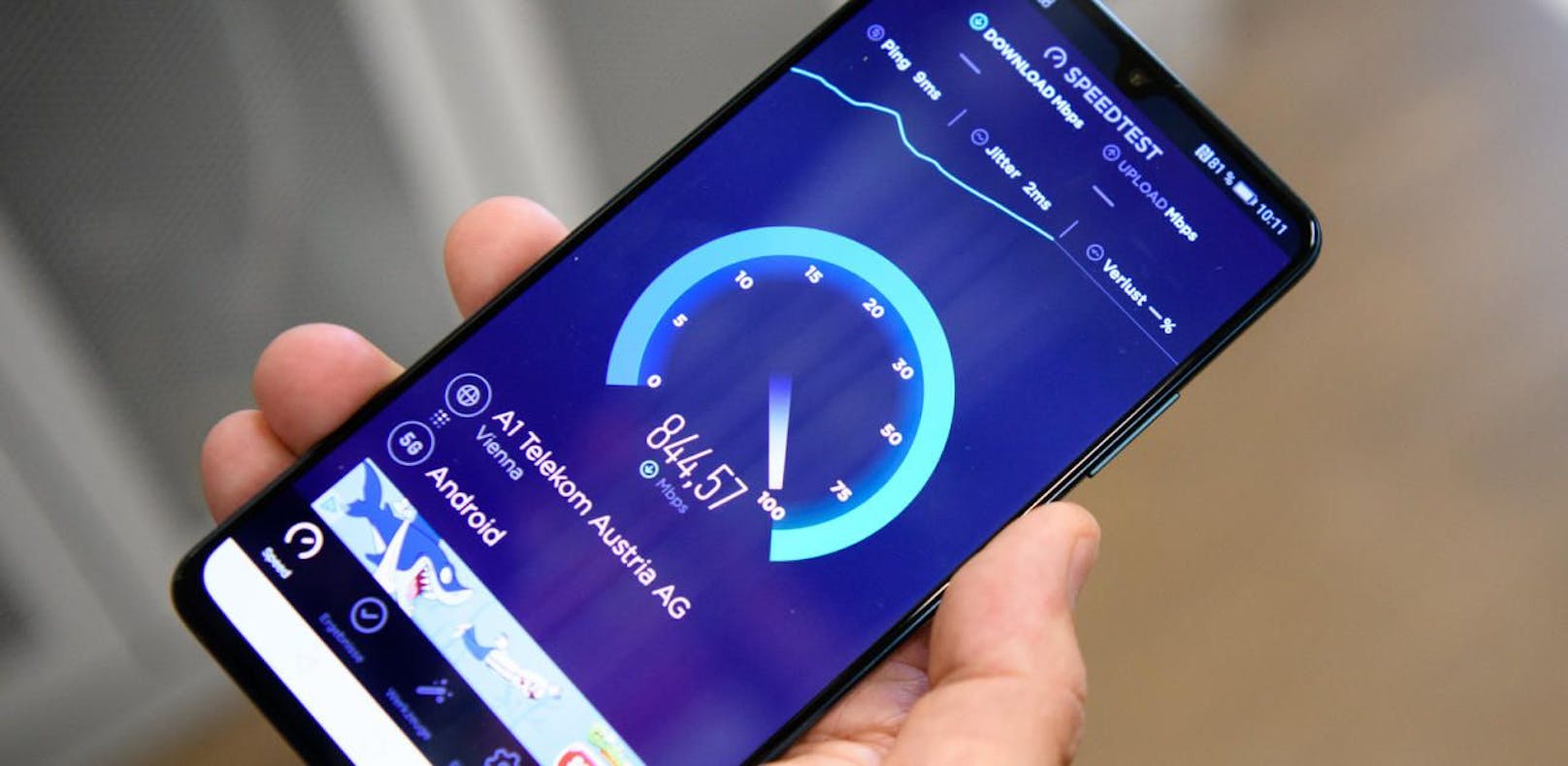 A1 und Huawei zeigen, wie schnell 5G wirklich wird