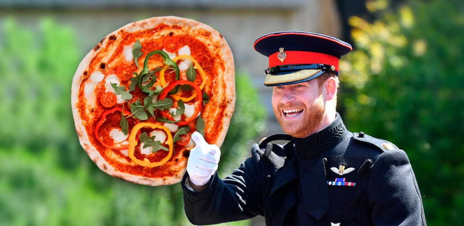 Prinz Harry bestellte für seine Angestellten Pizzen.