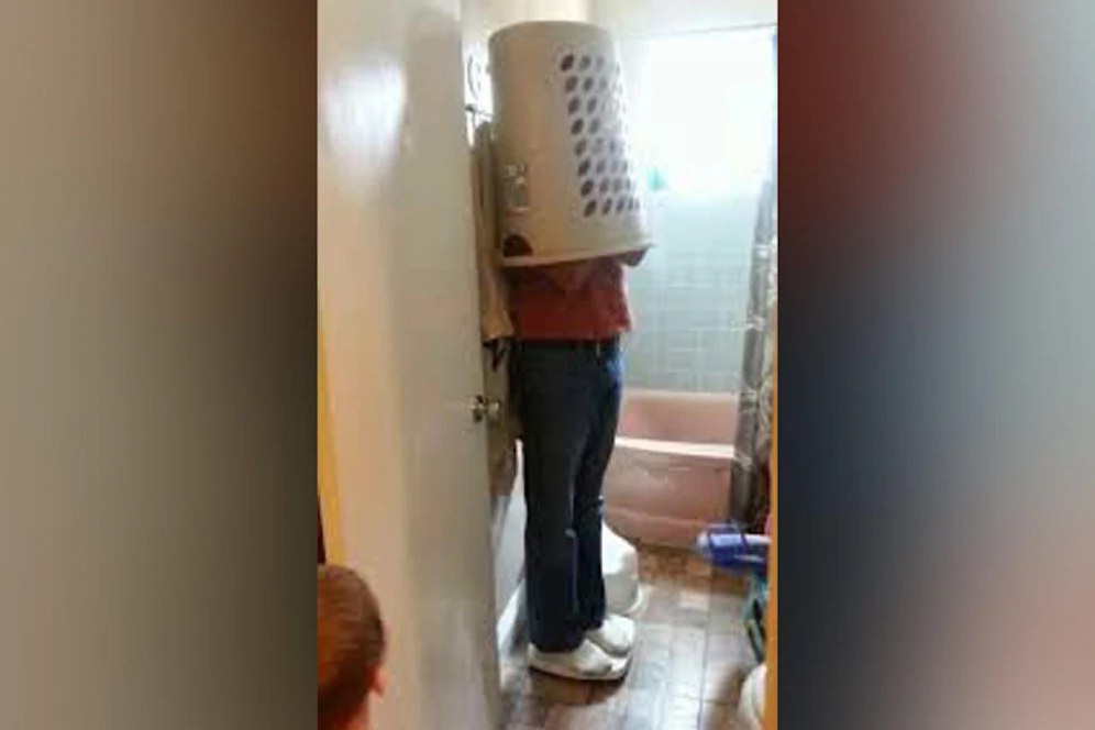 So fand die Polizei die Frau in ihrem "Versteck" vor. 
