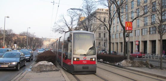 Linie 43 in Wien unterbrochen. Auch 44 fährt nicht.