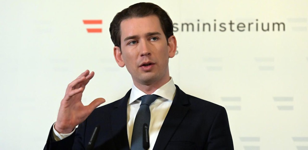Kanzler Sebastian Kurz: Hilfe vor Ort statt Aufnahme von Flüchtlingen.