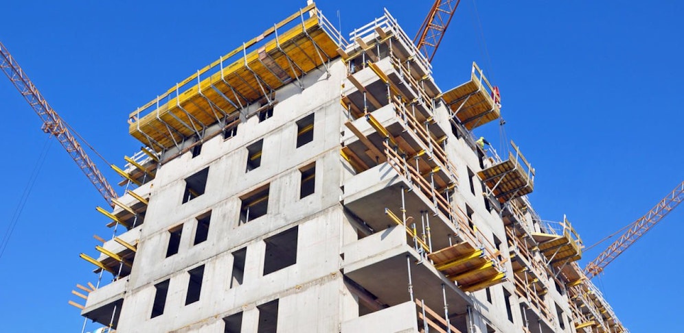 Rohbau eines Wohnhauses (Symbolbild)