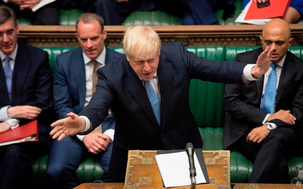 Der britische Premierminister Boris Johnson