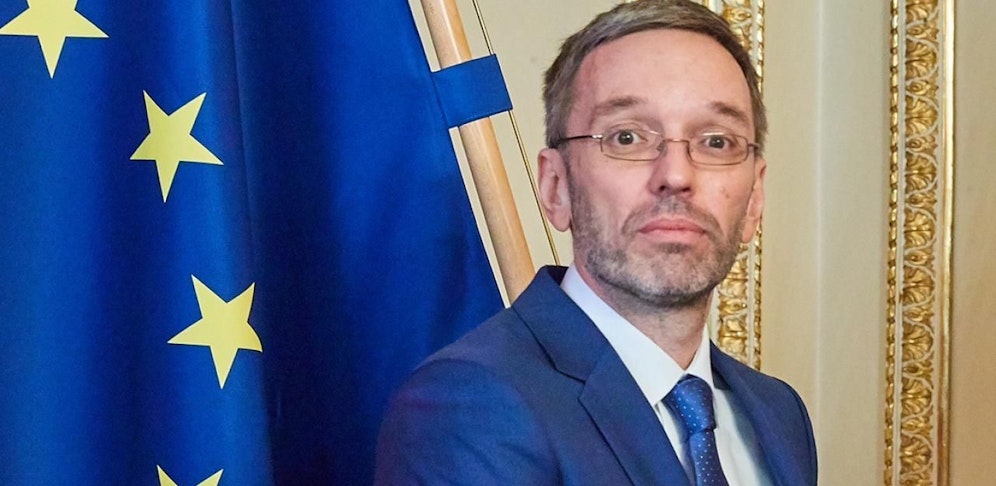 Innenminister Herbert Kickl (FPÖ) am Tag der Amtsübergabe.