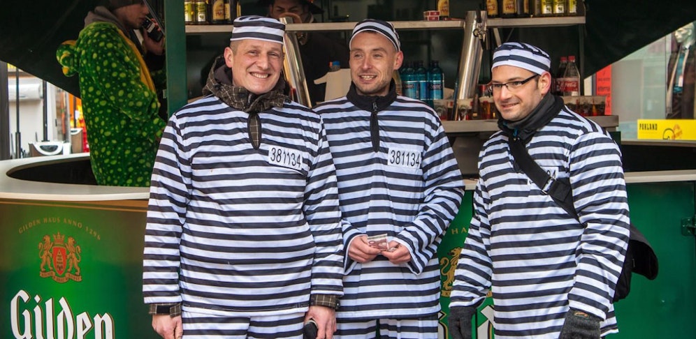 Unter den Feiernden war auch ein echter Sträfling (Symbolbild).