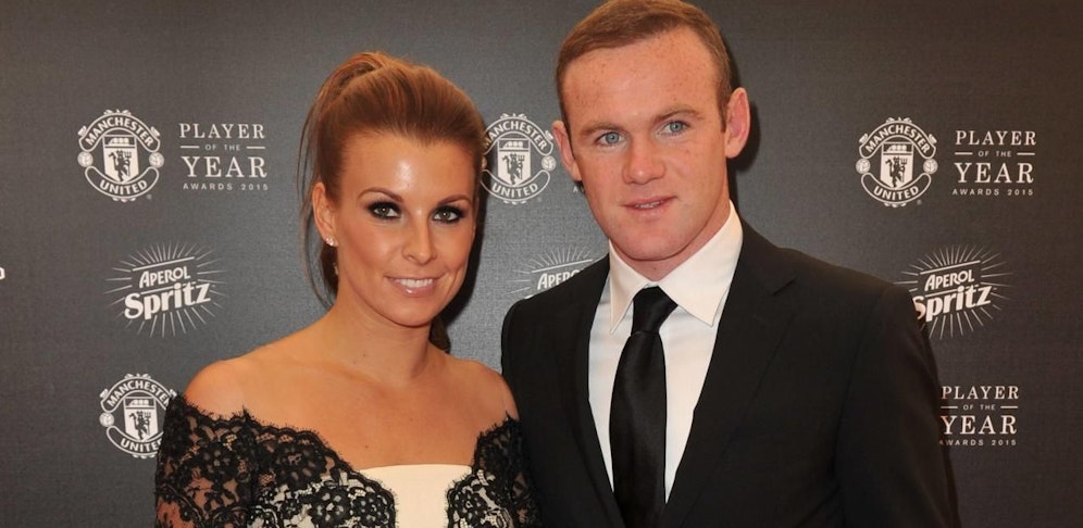 Wayne und Coleen Rooney am 19. Mai 2015 in Manchester. 