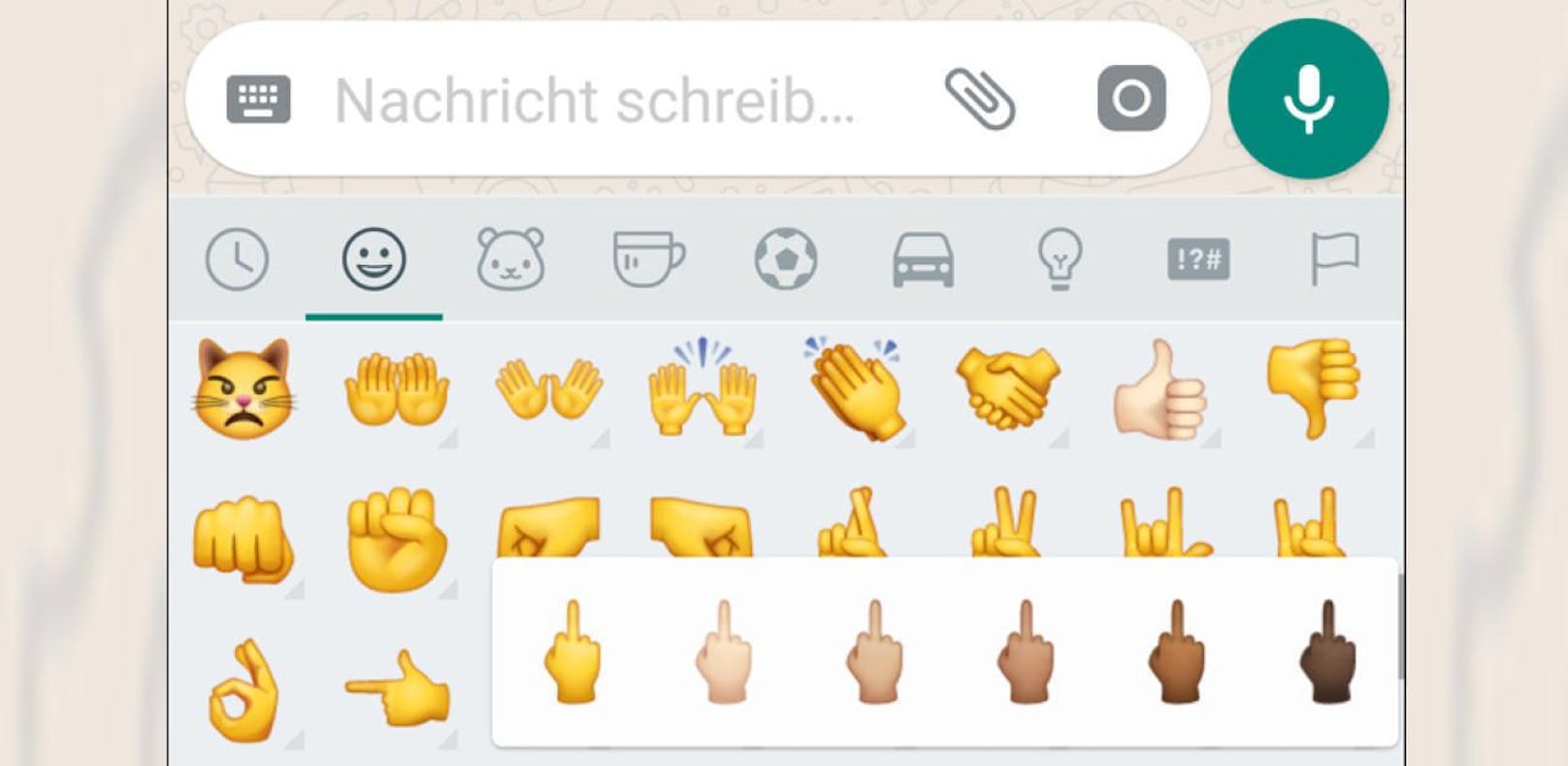 Das Mittelfinger-Emojis soll verboten werden.