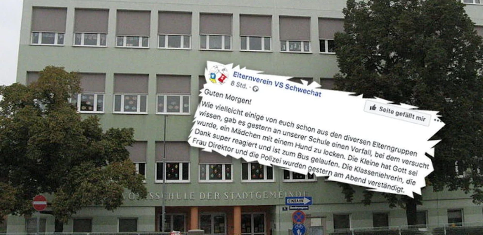 Bei der Volksschule soll es zum Entführungsversuch gekommen sein.