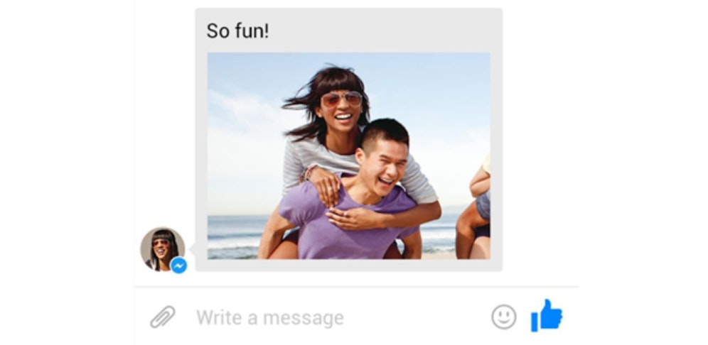 Der Link verbreitet sich über den Facebook Messenger.