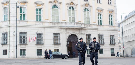 Das Bundeskanzleramt am Wiener Ballhausplatz.