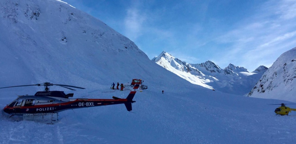 Ein Deutscher wurde von dem Schneebrett verschüttet. (Symbolbild)