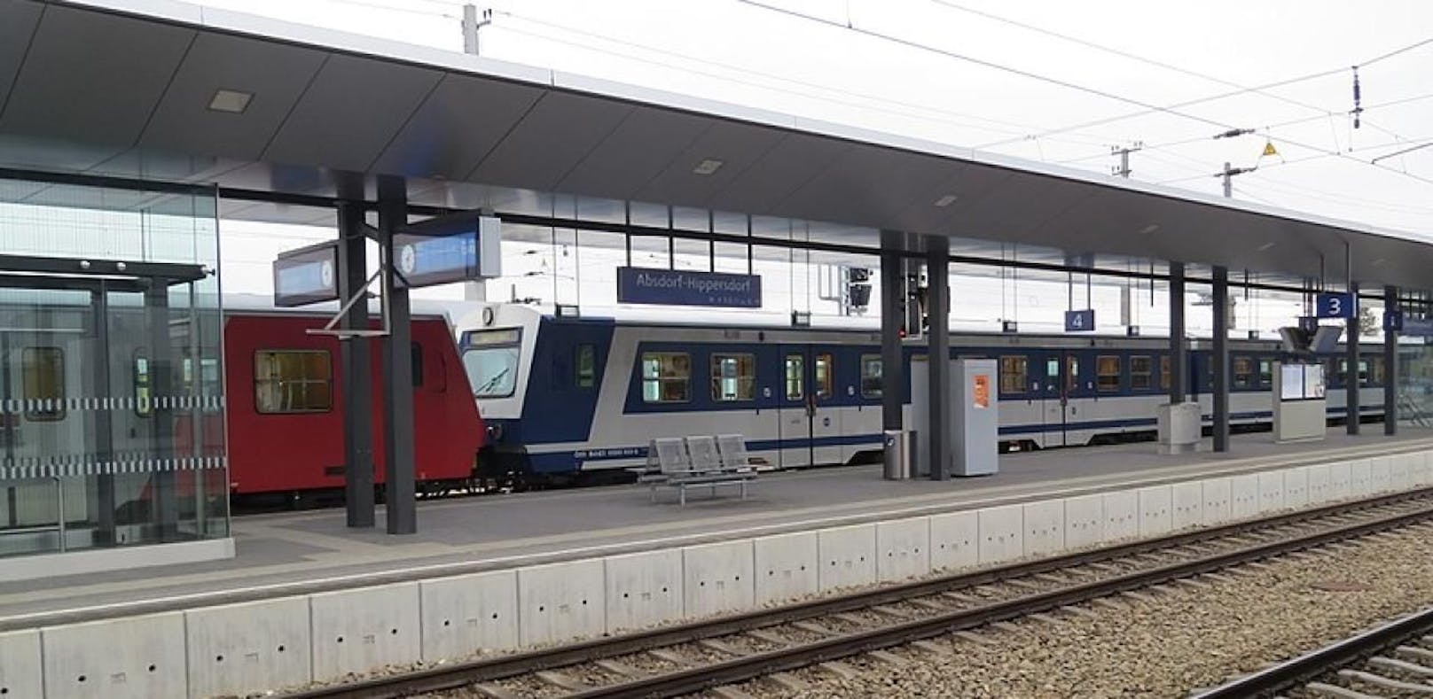 Der Bahnhof Absdorf-Hippersdorf.