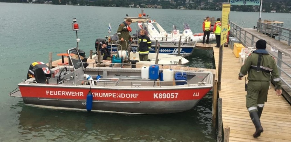 Vergangenen Juni musste die Feuerwehr den Leichnam von Manfred Sch. aus dem Wörthersee holen.