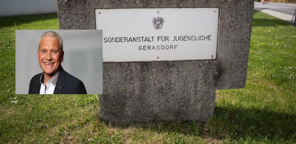 "Moschee" im Jugendhäfen Gerasdorf - für Ch. Lausch bleiben viele Fragen offen.