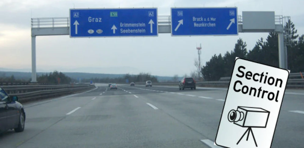 Achtung: Die Tempokontrolle auf der Südautobahn ist aktiv.