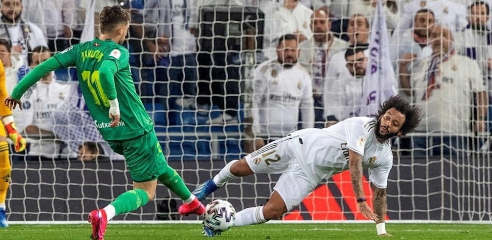 Verteidiger Marcelo schlitterte mit den "Königlichen" in eine blamable Heimpleite gegen Real Sociedad. 