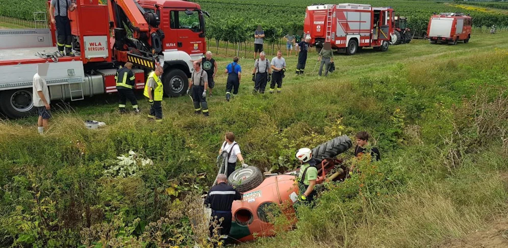 Die Feuerwehr beim Bergen