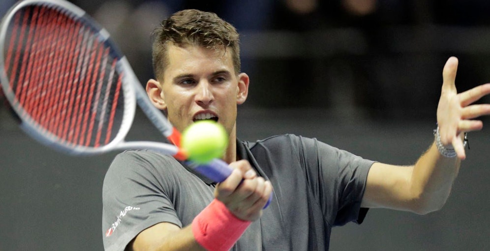 Dominic Thiem greift in St. Petersburg nach dem Titel.