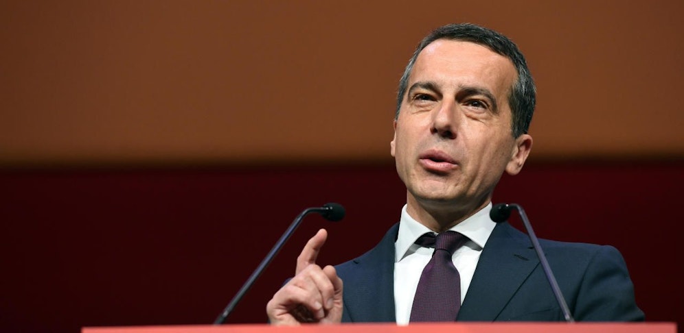 Bundeskanzler Christian Kern (SPÖ=